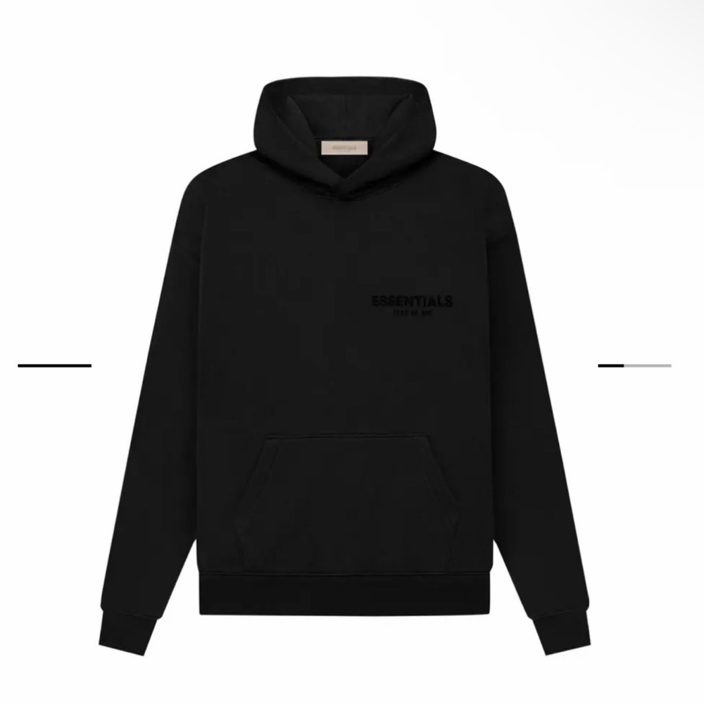 Essentials Men's Black Hoodie